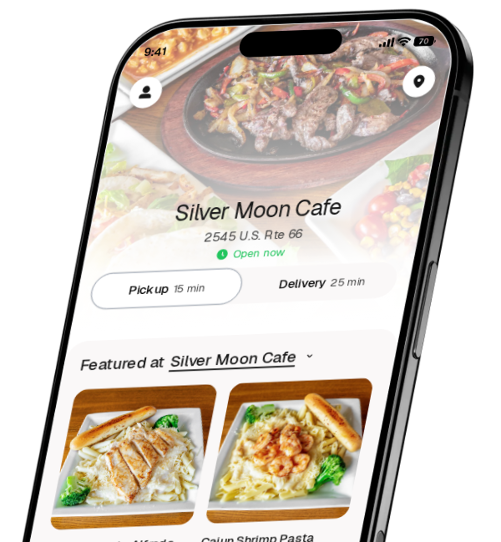 Silver Moon Cafe app preview
