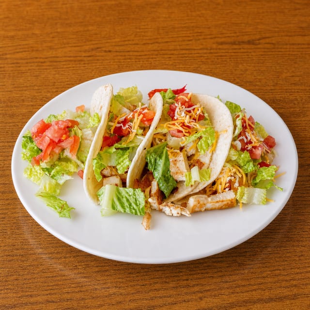 12 Chicken Chingon Tacos.