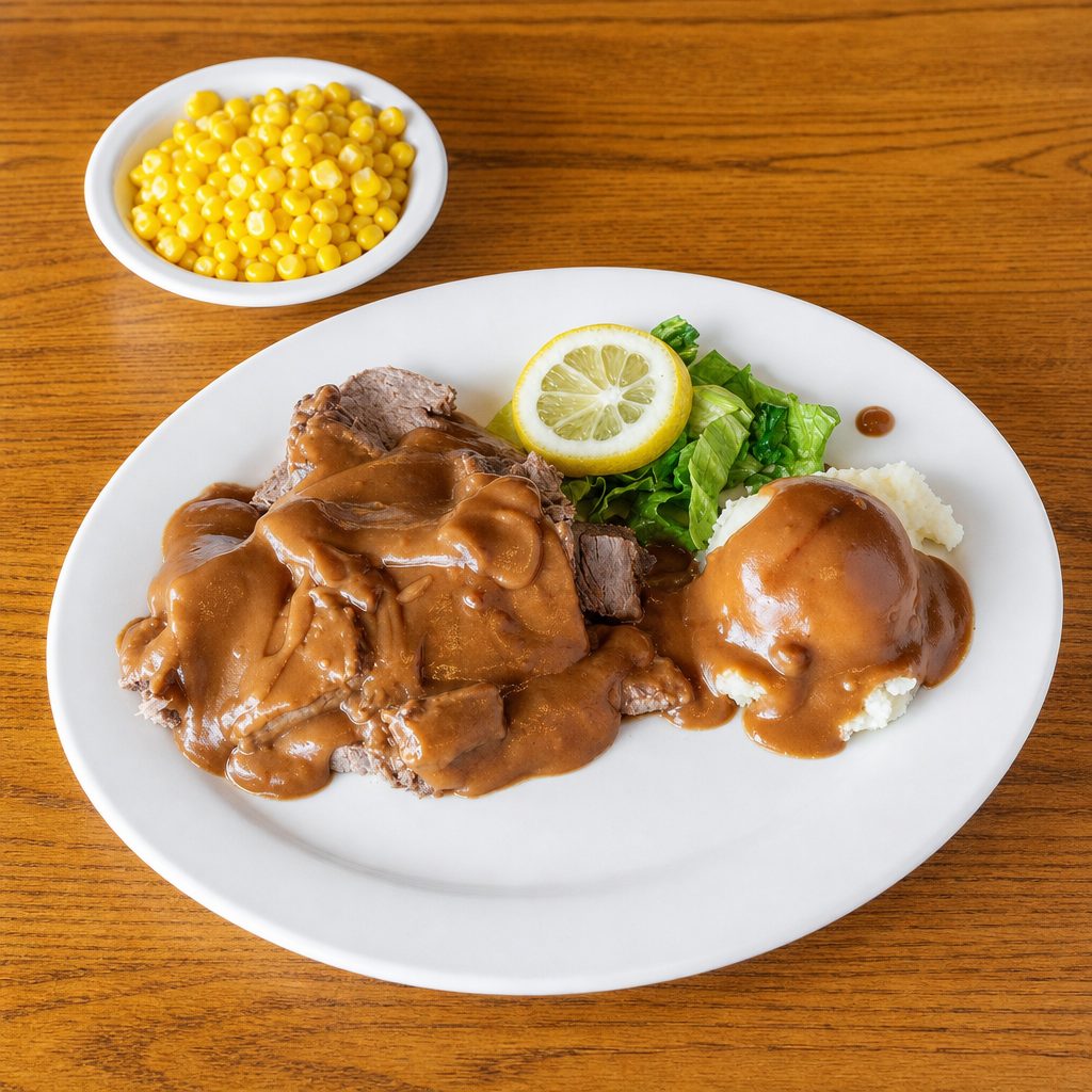Roast Beef Dinner.