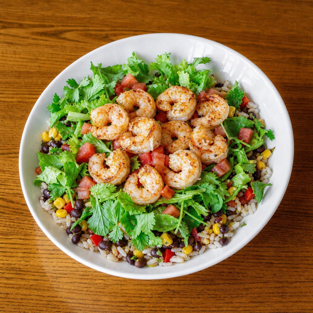 Shrimp Power Bowl.