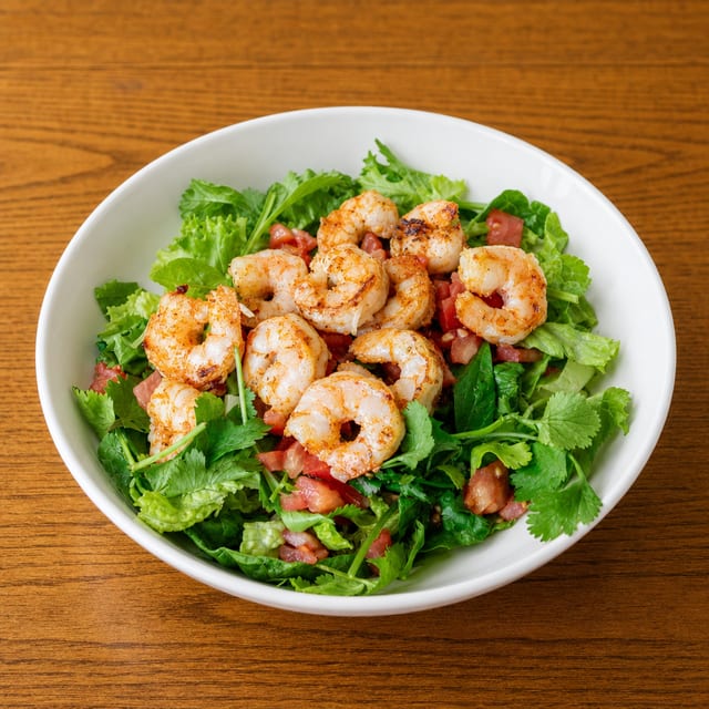 Grilled Shrimp Salad.