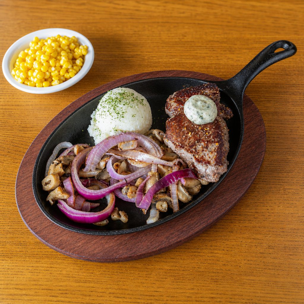 Sirloin Skillet Steak.