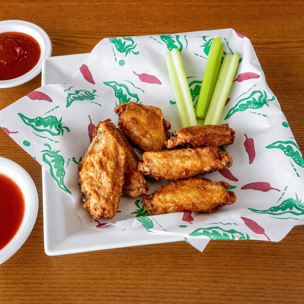 Boneless Buffalo Wings.