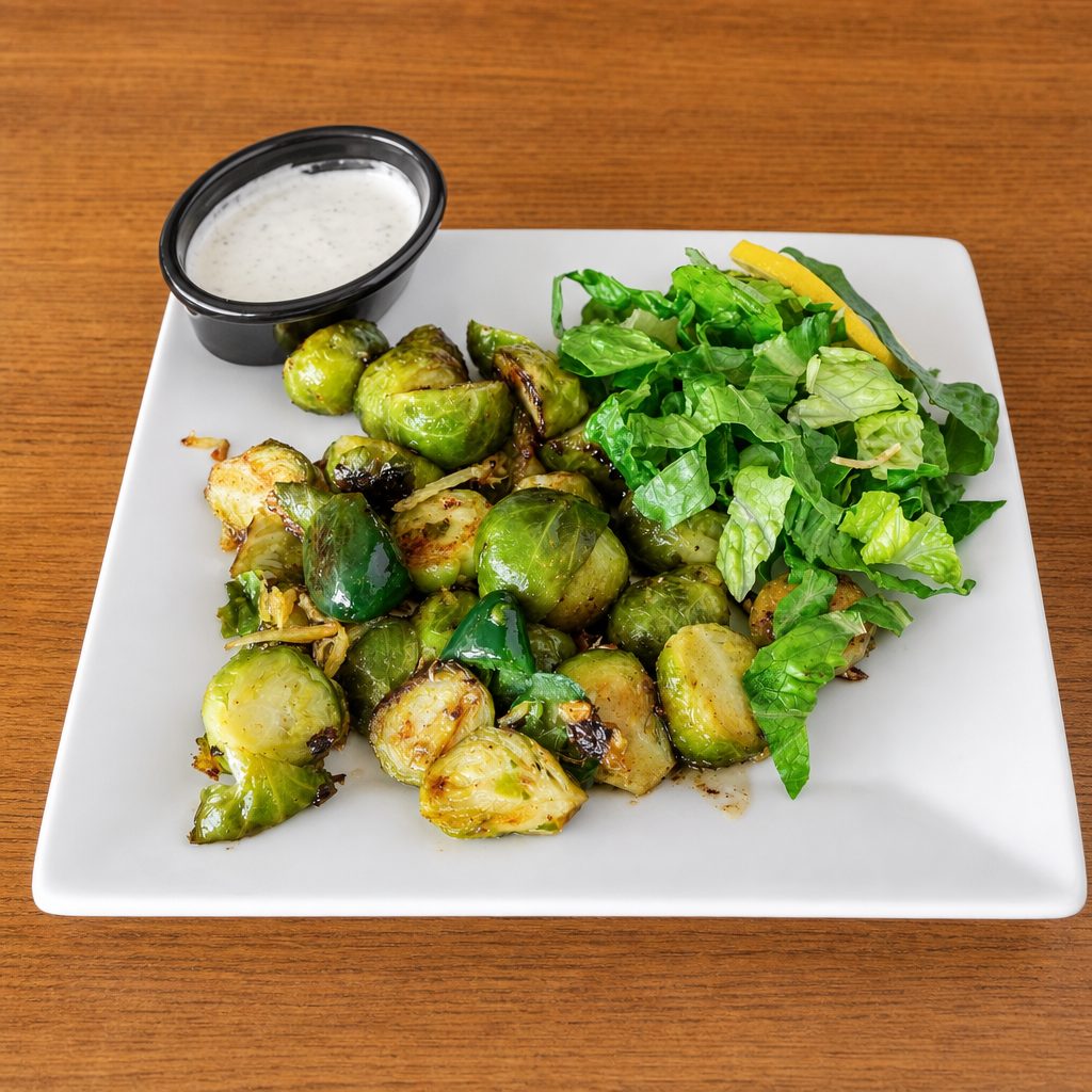 Brussels Sprouts Honey Ginger.