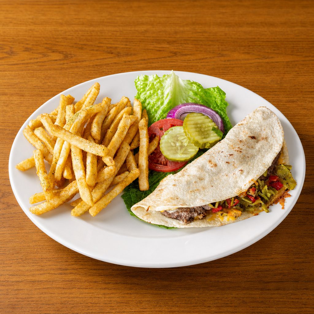Mexican Tortilla Burger.