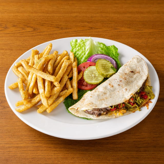 Mexican Tortilla Burger.