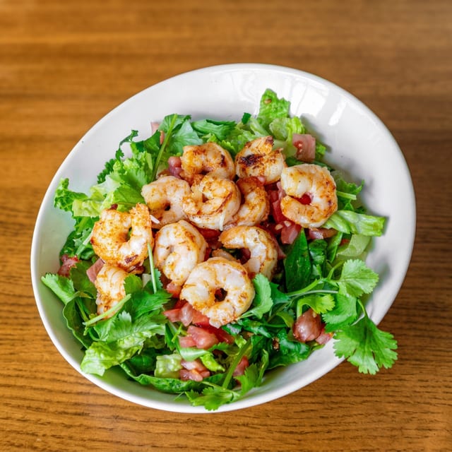 Grilled Shrimp Salad.