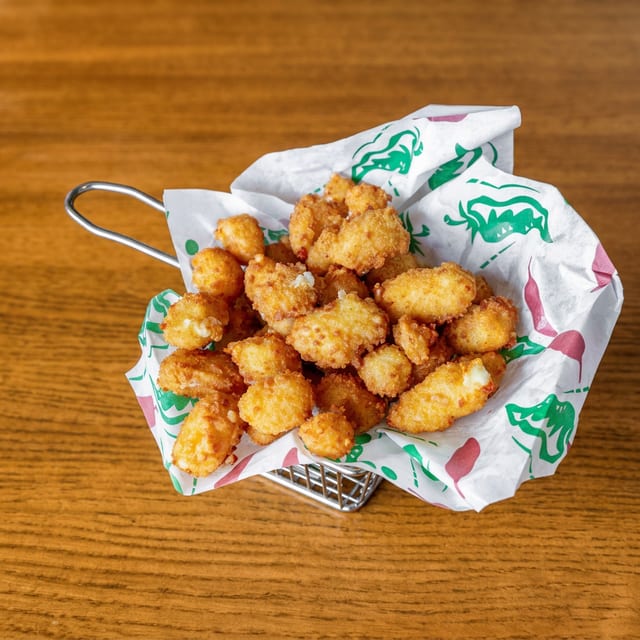 Breaded Wisconsin Cheese Curds.