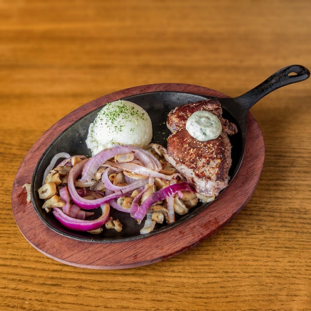 Sirloin Skillet Steak.