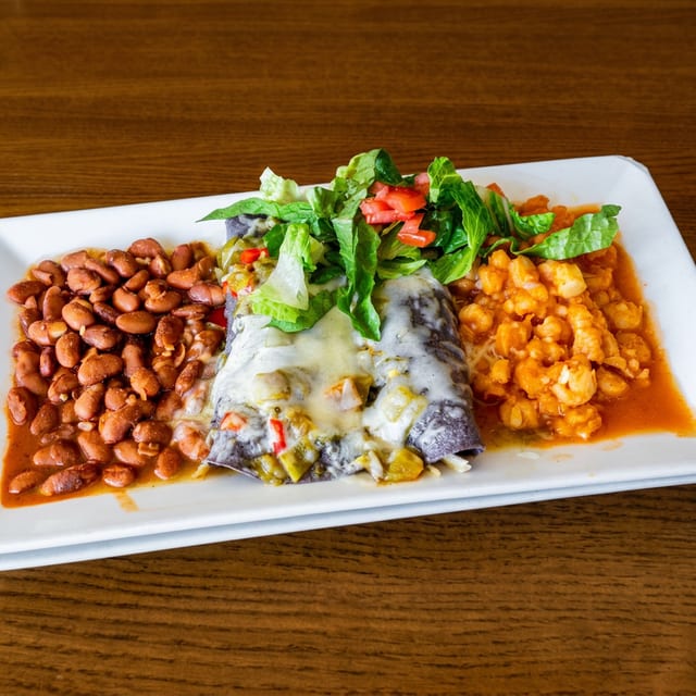 Enchiladas de Santa Fe.