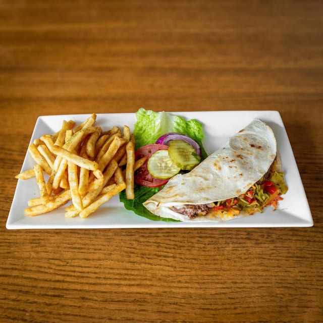 Mexican Tortilla Burger.